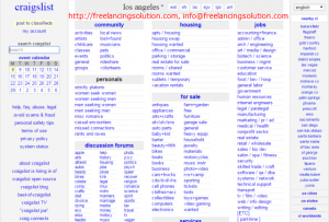 Classified sites FreelancingSolution.com