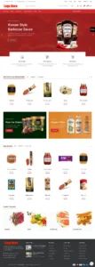 Grocery Website Design Development Theme