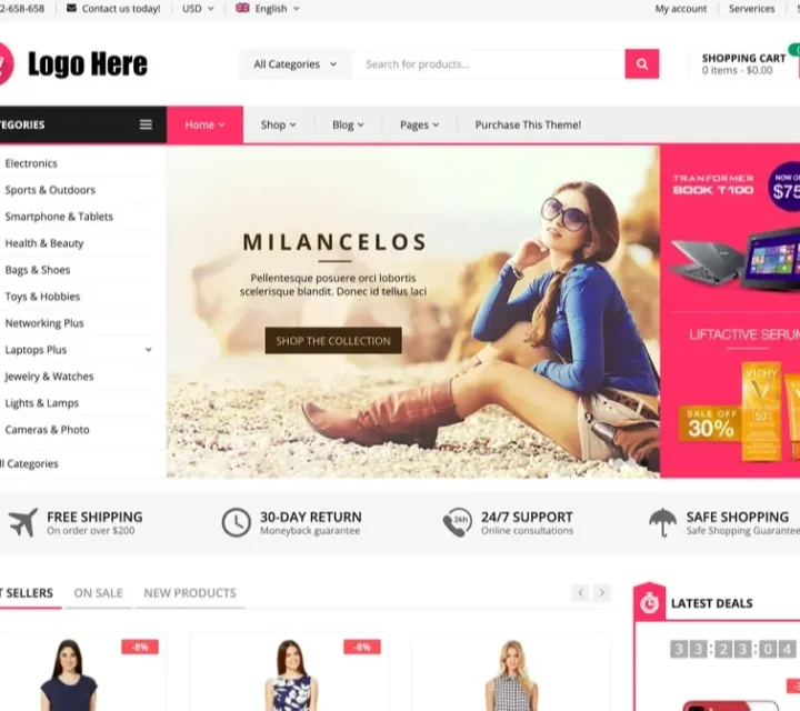 Multipurpose eCommerce Website Designs