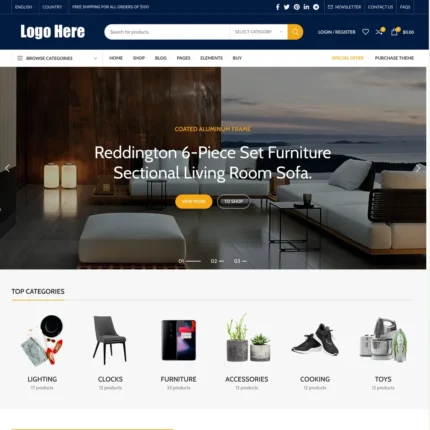 Retail eCommerce Website Design with Free 5GB VPS Web Hosting