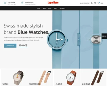 Watches eCommerce Website Design