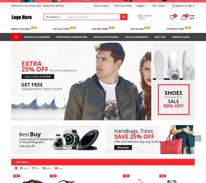 New eCommerce Web Design with Free 5GB VPS Web Hosting