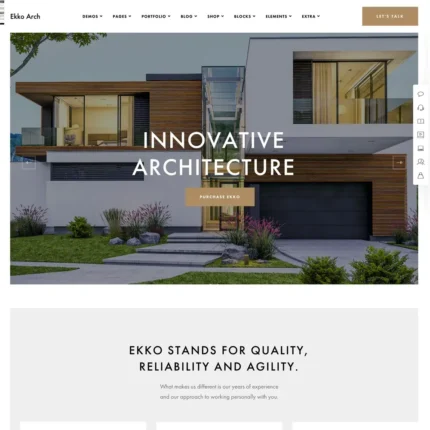 Architecture Website Design with Free VPS Web Hosting