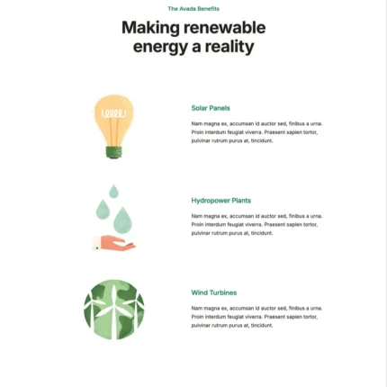 Clean Energy Website Design with Free VPS Web Hosting