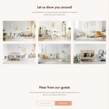 Rental Home Website Design with Free VPS Web Hosting