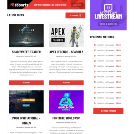 Gaming Community Website Design with Free VPS Web Hosting
