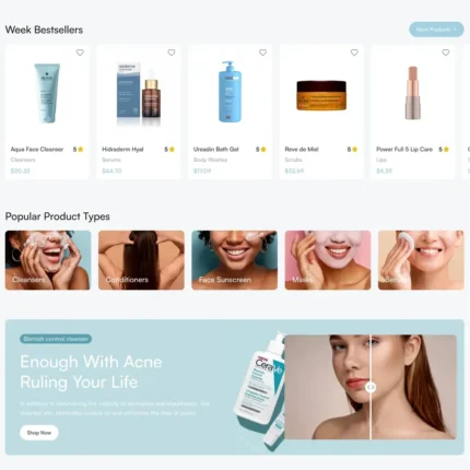 Makeup Website Design with Free VPS Web Hosting