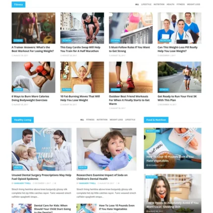Health News Website Design with Free VPS Web Hosting (1)