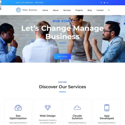 Online Marketing Website Design with Free VPS Web Hosting