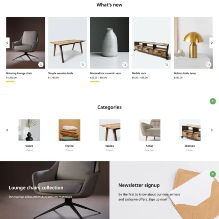 Online Shop Website Design with Free VPS Web Hosting