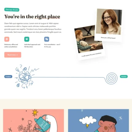 Psychologist Website Design with Free VPS Web Hosting