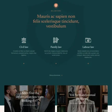 Attorney Website Design with Free VPS Web Hosting