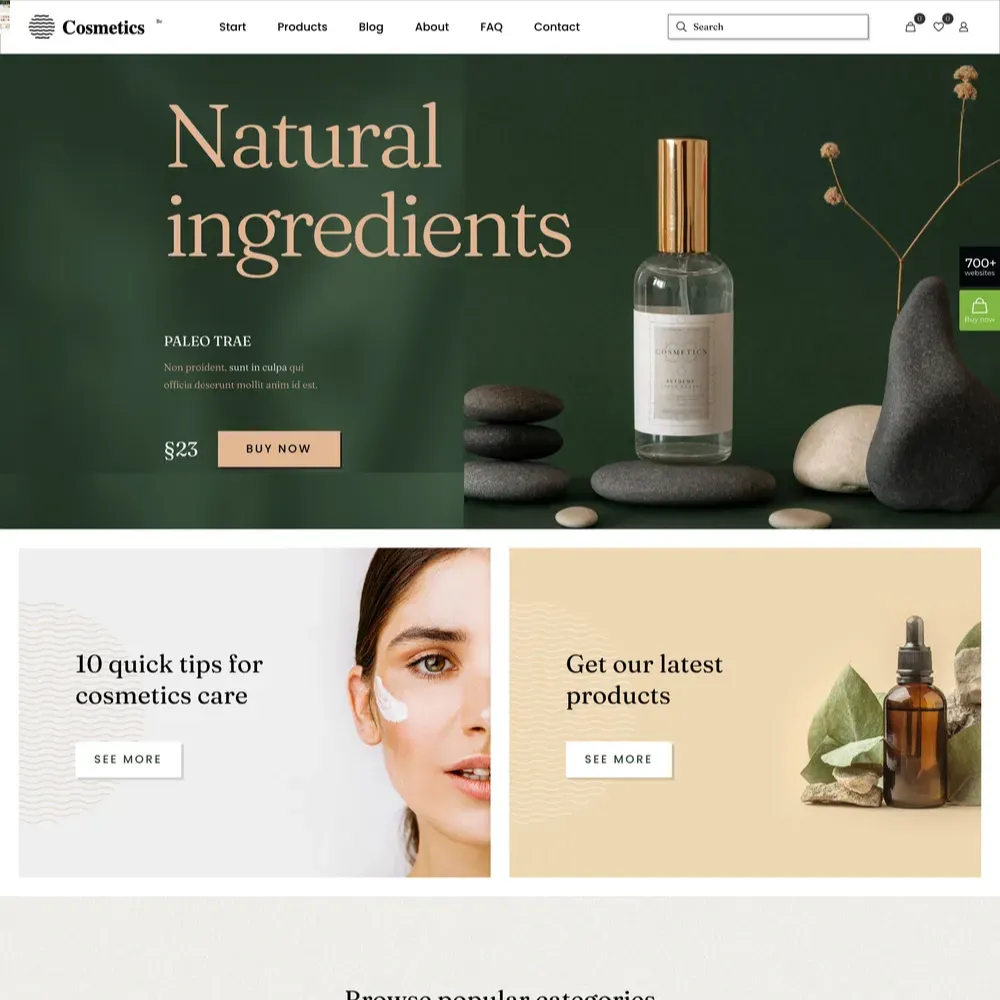 Cosmetics Website Design with Free Web Hosting (1) Cosmetics Website Design with Free Web Hosting (1)