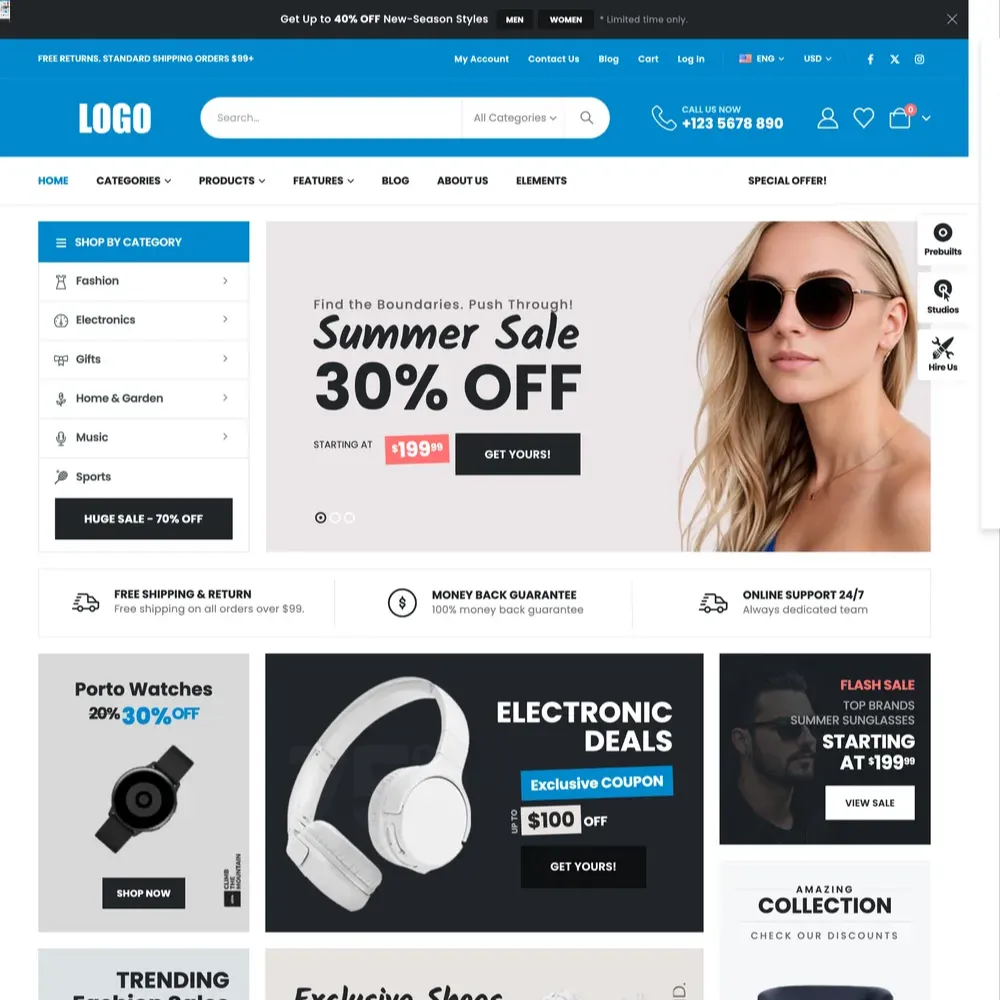 Multi-Category Store Website Design with Free VPS Web Hosting (1) Multi-Category Store Website Design with Free VPS Web Hosting