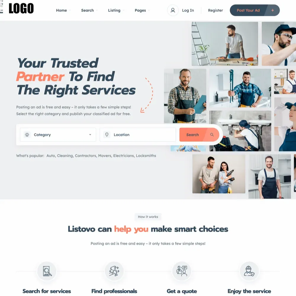 Service Listings Website Design with Free VPS Web Hosting (1) Service Listings Website Design with Free VPS Web Hosting