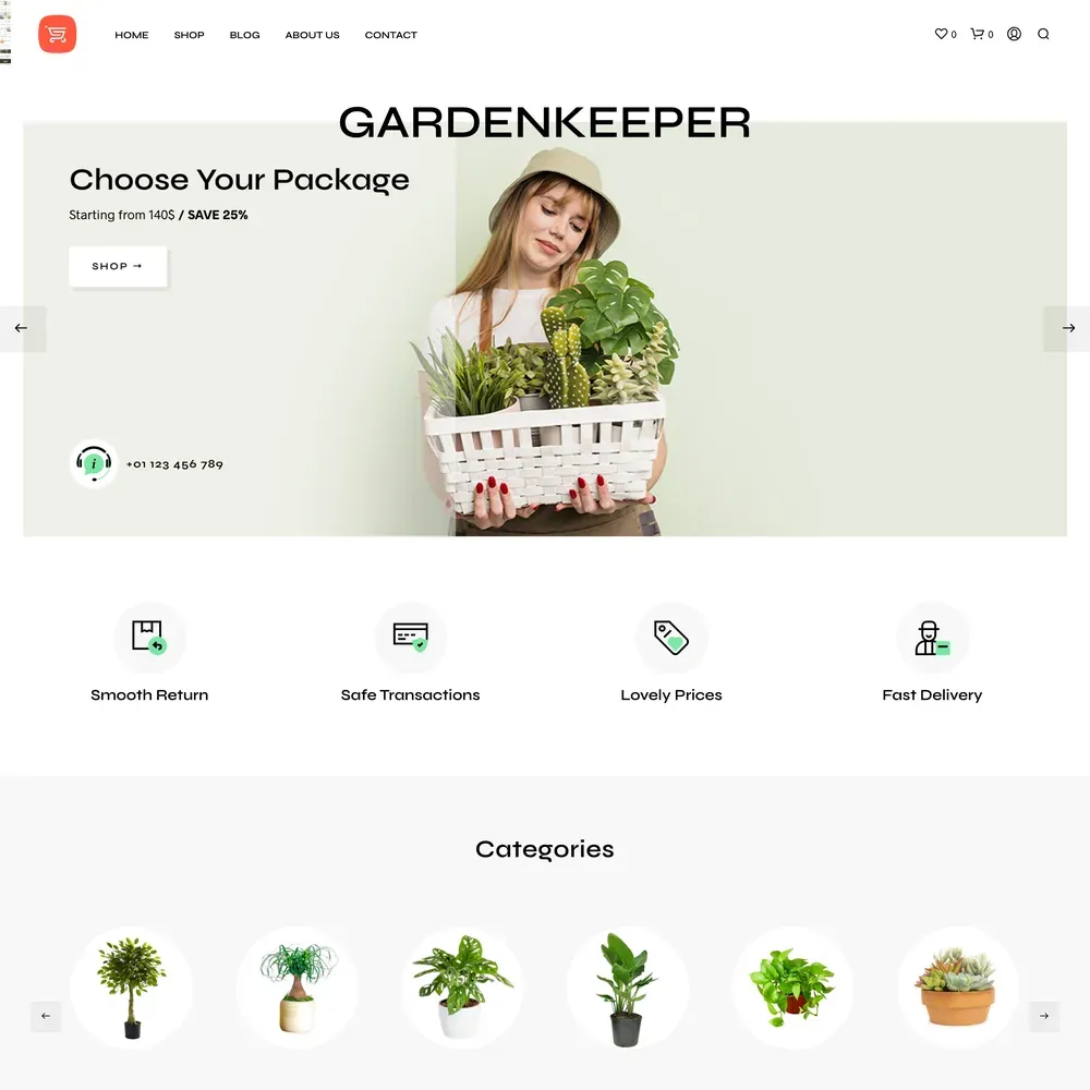 Garden Shop Website Design with Free VPS Web Hosting (1) Garden Shop Website Design with Free VPS Web Hosting
