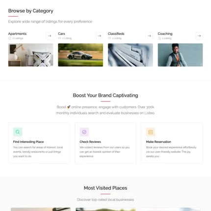 Business Listing Website Design with Free VPS Web Hosting