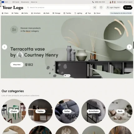 Furniture Store Website Design