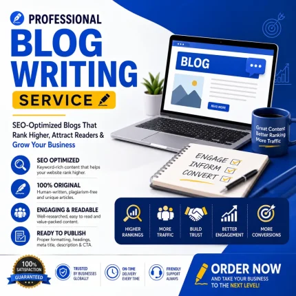 Professional blog writing service
